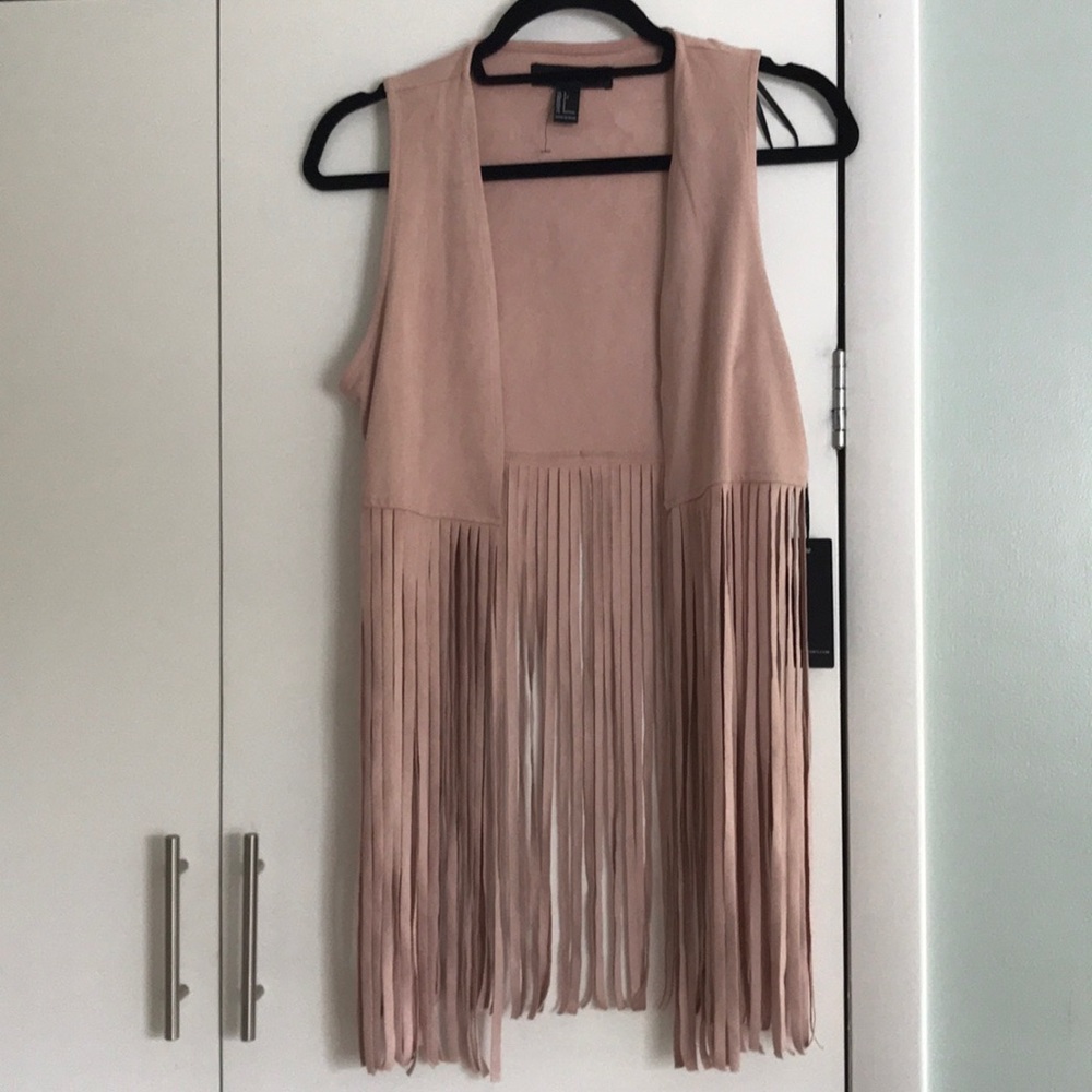 Forever 21 fringe vest